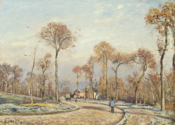 Camille Pissarro The Road to Versailles oil painting picture